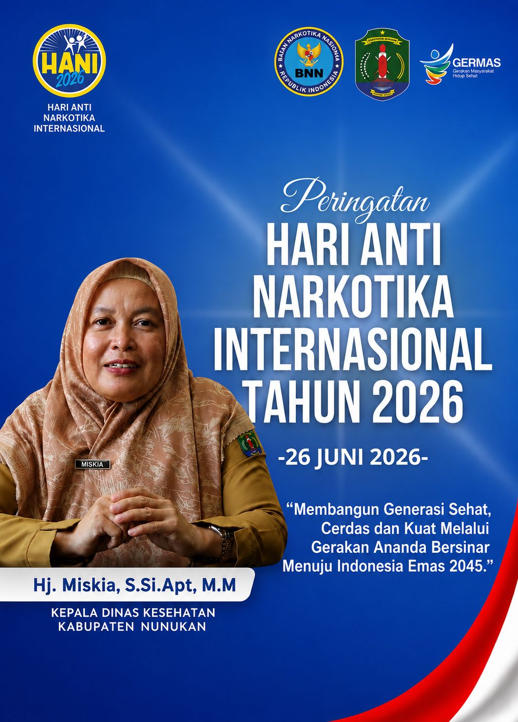 Dinas Kesehatan Nunukan Peringati HANI 2026, Serukan Perlindungan Generasi Muda dari Ancaman Narkoba
